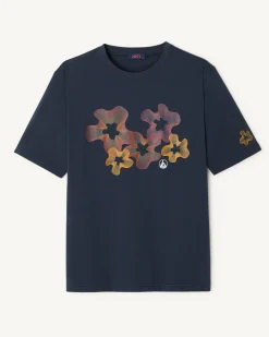 JOTT Adela Organic Cotton Bohemian Print T-Shirt 104 Navy Cheap