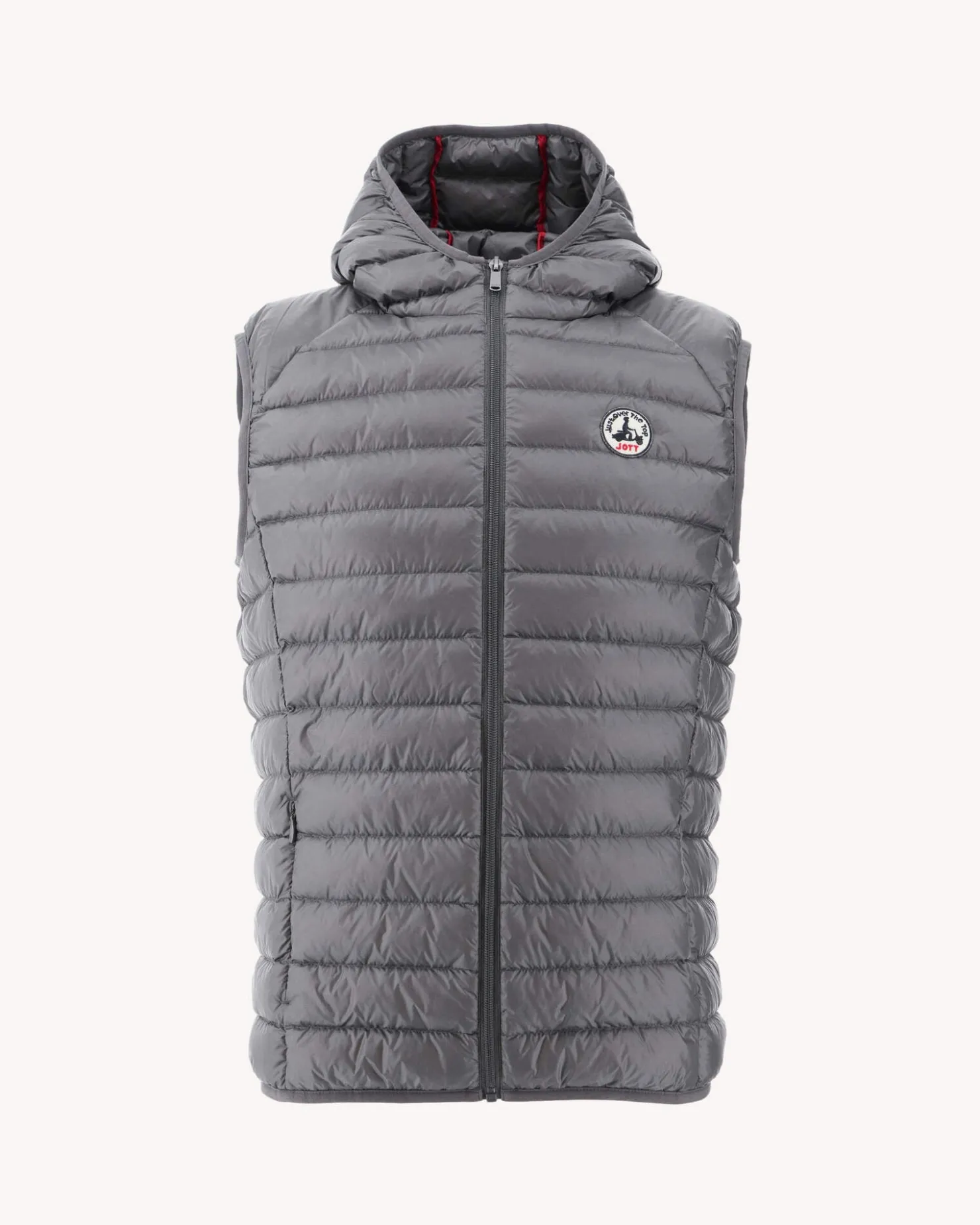 JOTT Anthracite Pat Hooded Sleeveless Down Jacket 504 Anthracite Outlet