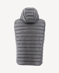 JOTT Anthracite Pat Hooded Sleeveless Down Jacket 504 Anthracite Outlet