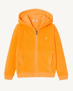 JOTT Apricot Children'S Cotton Terry Zipped Jacket Volta 728 Apricot Store
