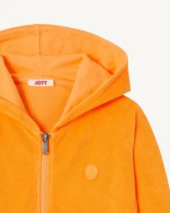 JOTT Apricot Children'S Cotton Terry Zipped Jacket Volta 728 Apricot Store