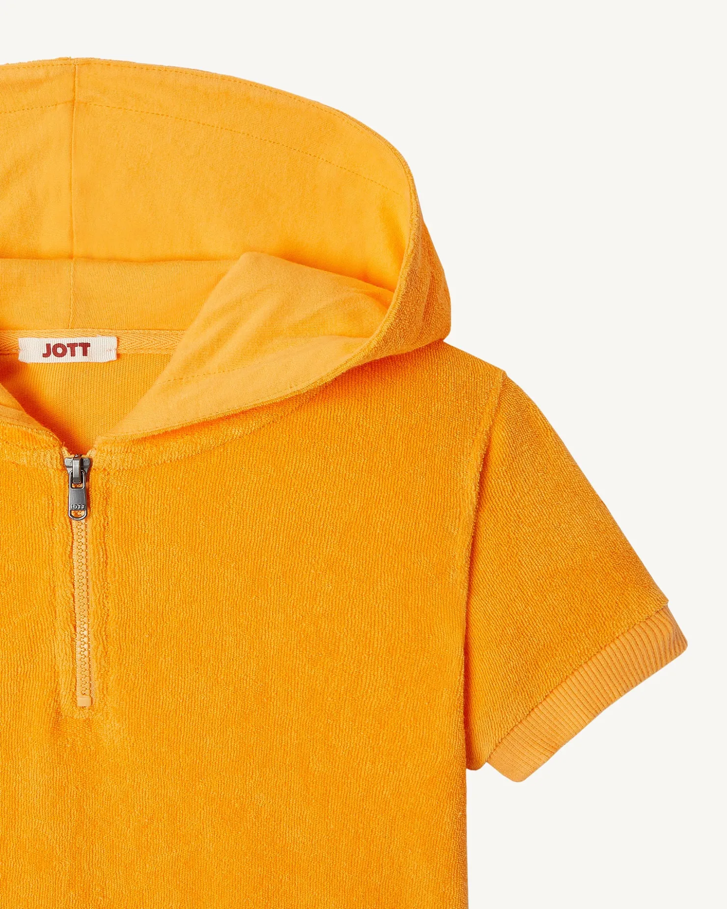 JOTT Apricot Kids Mini Hooded Cotton Terry Dress 728 Apricot Sale