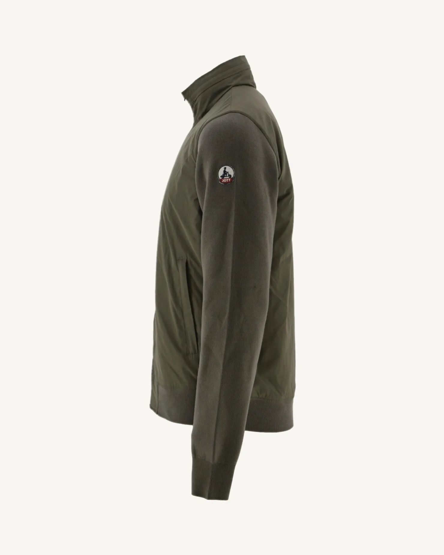 JOTT Army Bardenas Bi-Material Hooded Jacket 255 Army Fashion