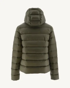 JOTT Army Jane Straight Hooded Puffer Jacket 255 Army Shop