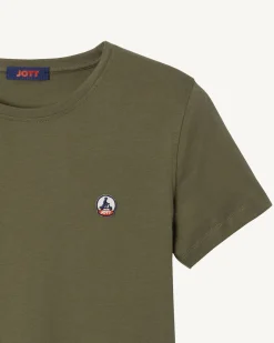 JOTT Army Rosas Crew Neck T-Shirt 255 Army Best