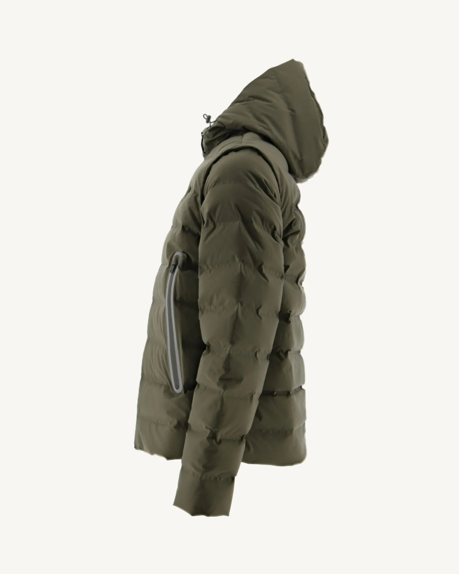 JOTT Army Ulaan 4-In-1 Hooded Puffer Jacket 255 Army New