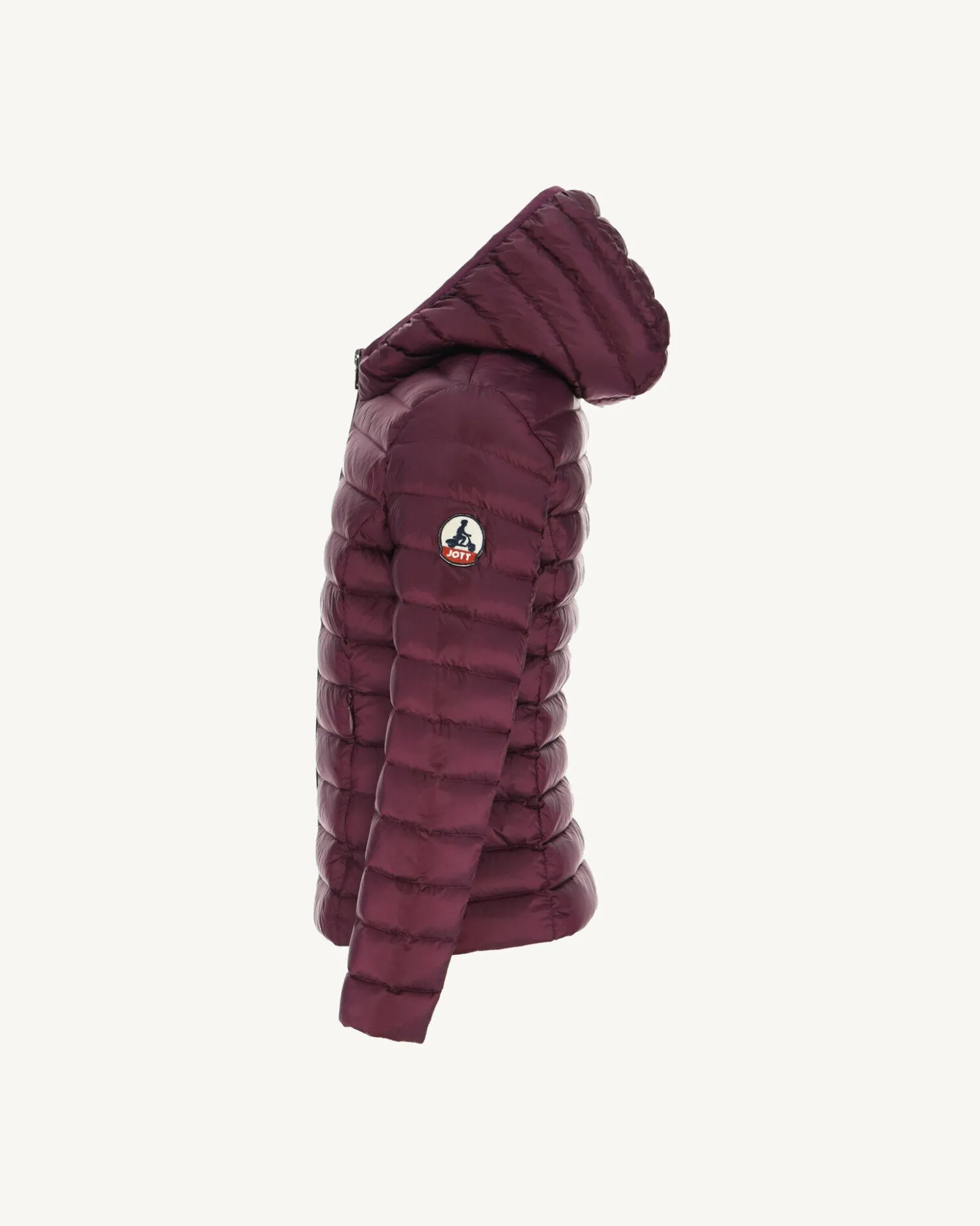 JOTT Aubergine Carla Children'S Lightweight Hooded Down Jacket 461 Eggplant Hot