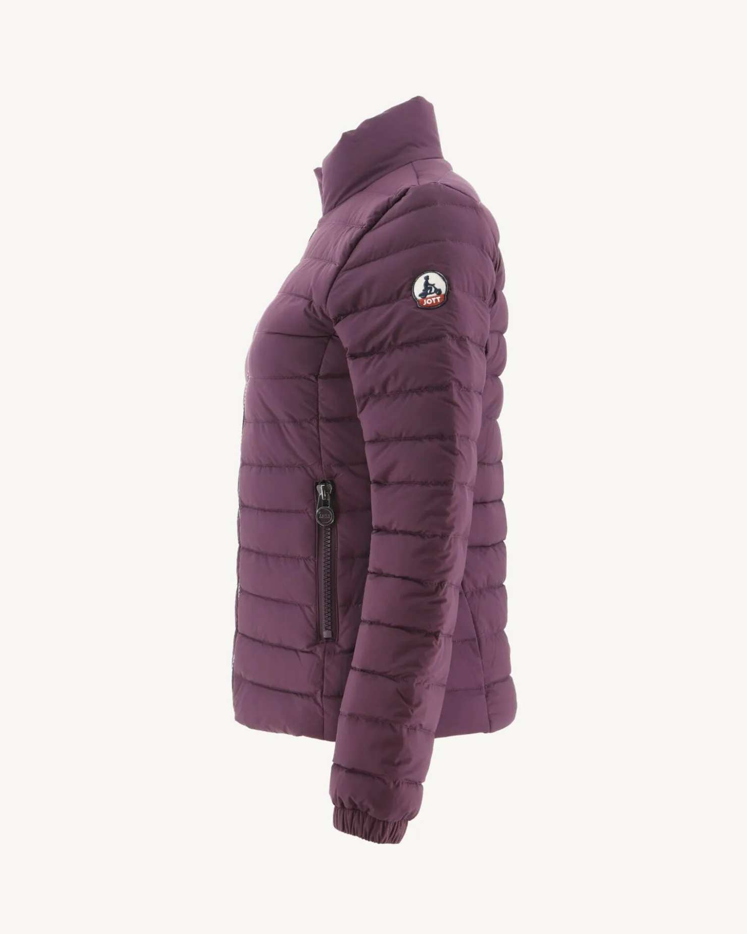 JOTT Aubergine Jade Lightweight Padded Jacket 461 Eggplant Discount