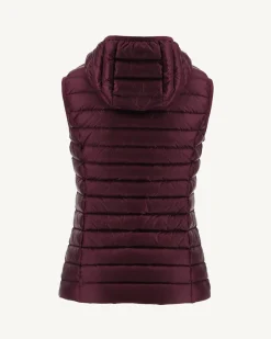 JOTT Aubergine Mali Light Sleeveless Down Jacket 461 Eggplant Hot