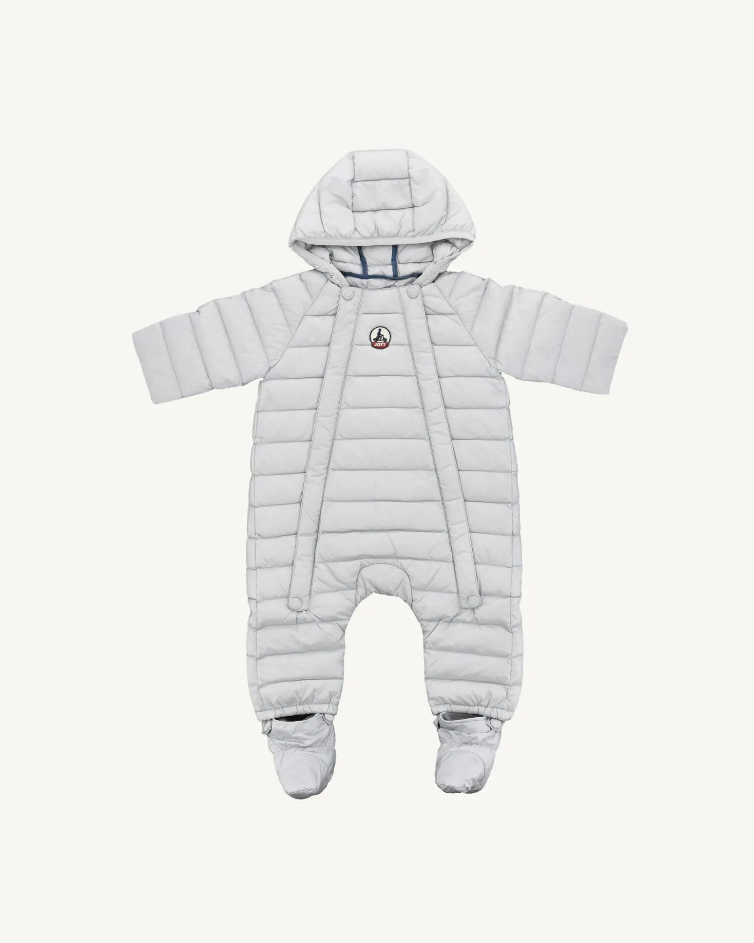 JOTT Baby Romper Light Gray Frog 532 Soft Gray Hot