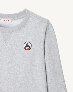 JOTT Barcelos Children'S Heather Gray Organic Cotton Sweatshirt 514 Heather Gray Store