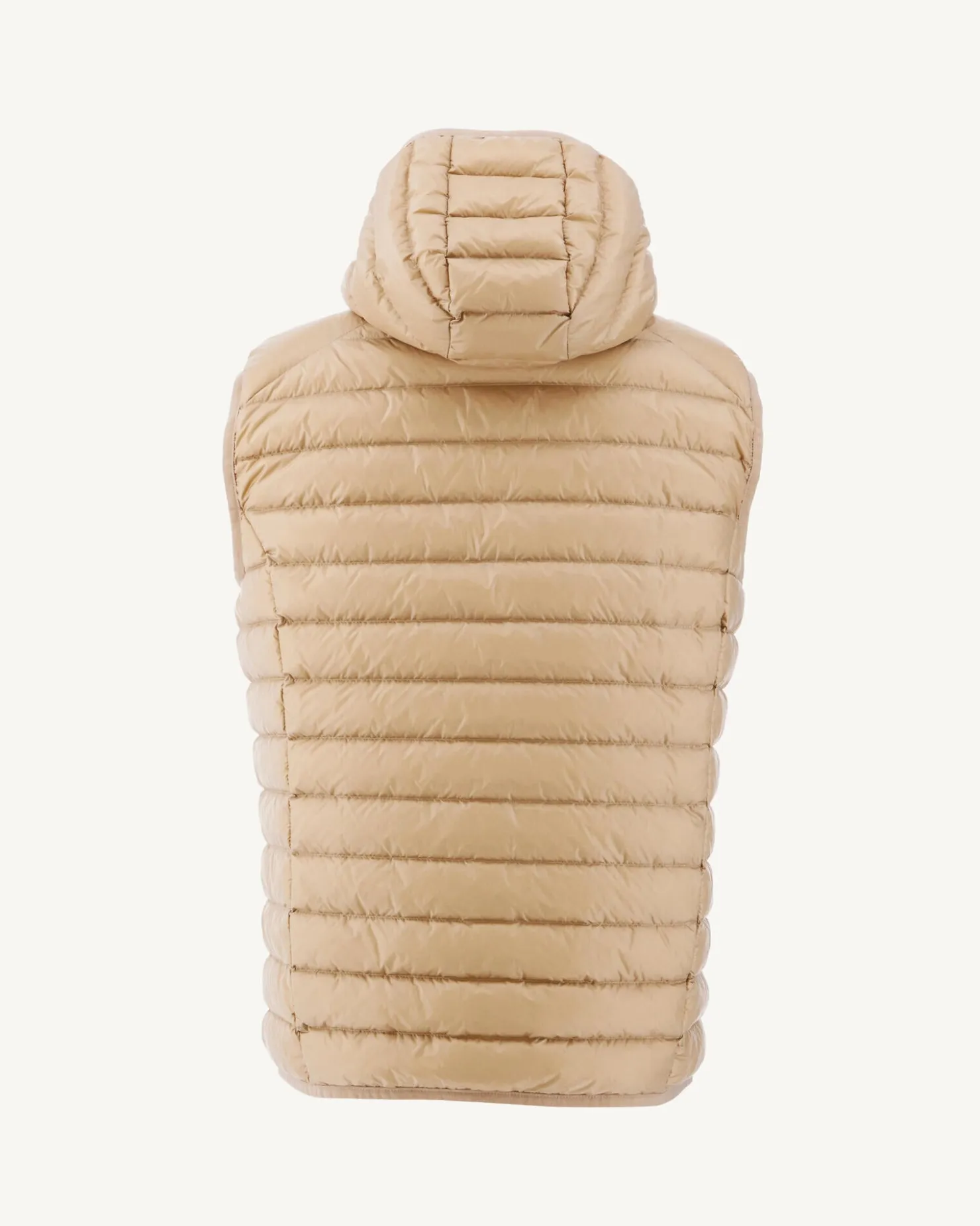 JOTT Beige Pat Hooded Sleeveless Down Jacket 804 Beige Shop