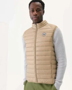JOTT Beige Tom Sleeveless Padded Jacket 804 Beige Cheap