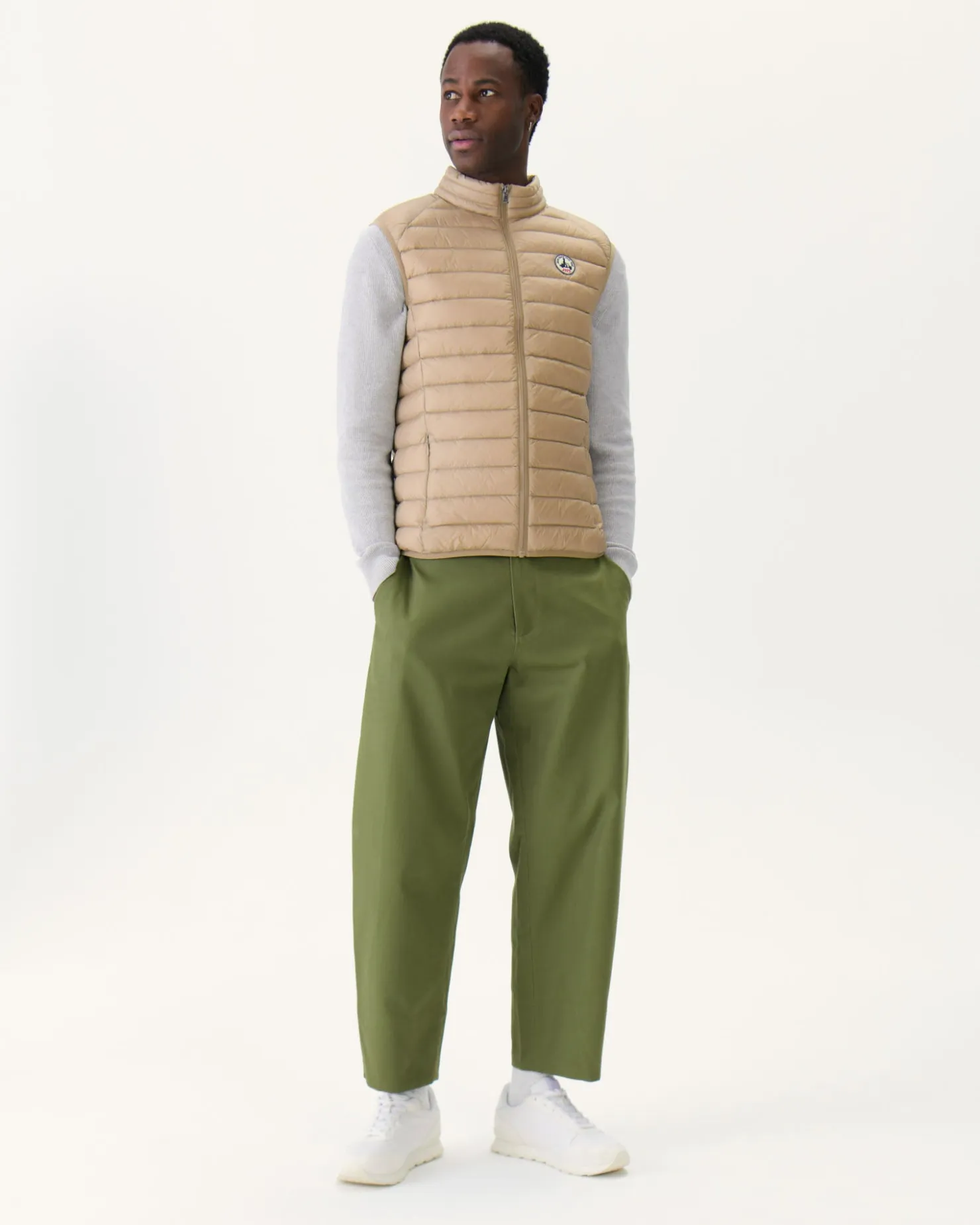 JOTT Beige Tom Sleeveless Padded Jacket 804 Beige Cheap