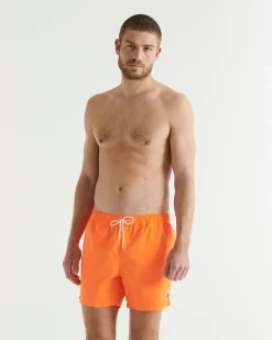 JOTT Biarritz Neon Orange Swim Shorts 715 Fluorescent Orange Hot