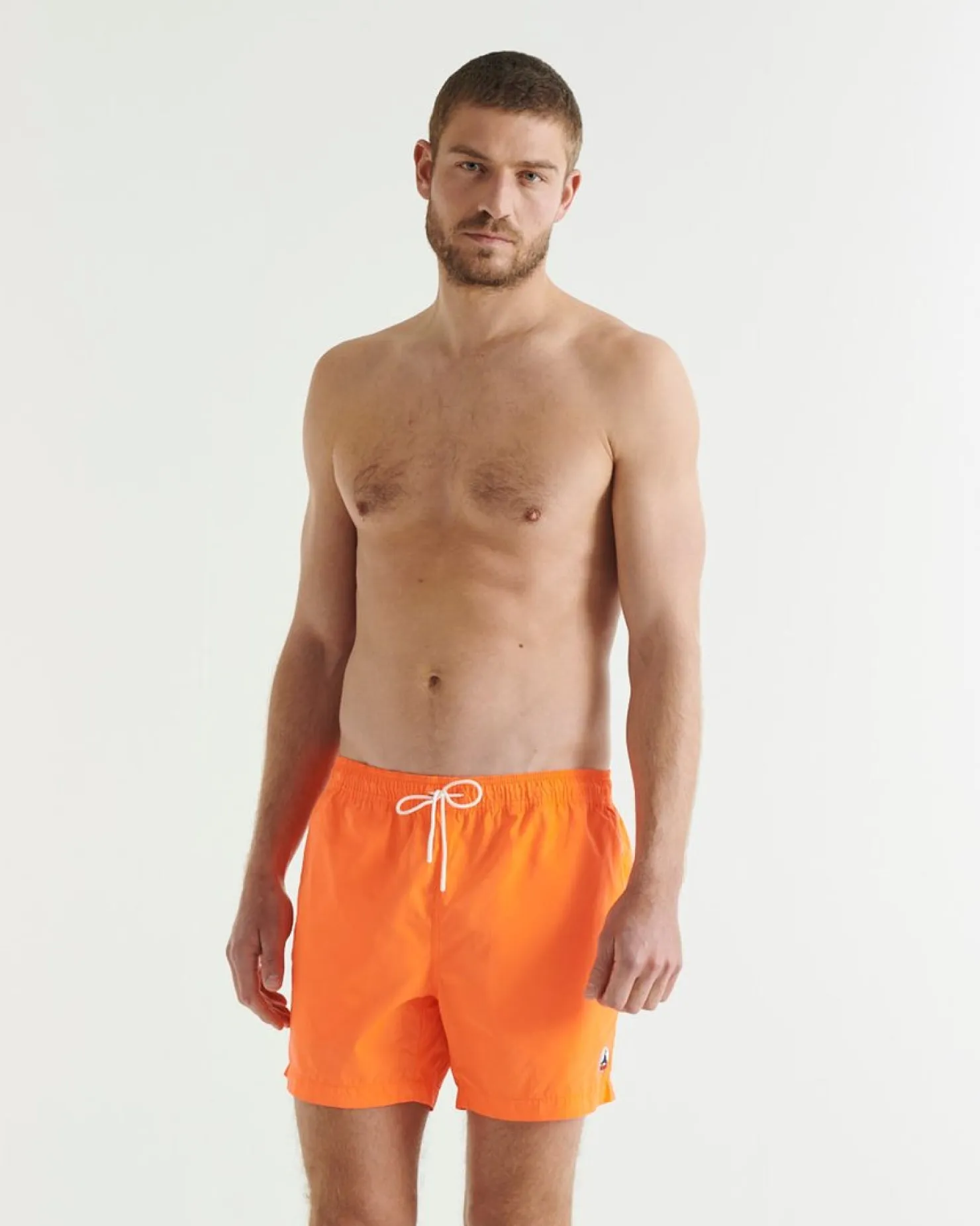 JOTT Biarritz Neon Orange Swim Shorts 715 Fluorescent Orange Hot