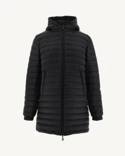 JOTT Black Roma Reversible Long Down Jacket 999 Noir Store