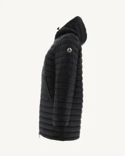 JOTT Black Roma Reversible Long Down Jacket 999 Noir Store