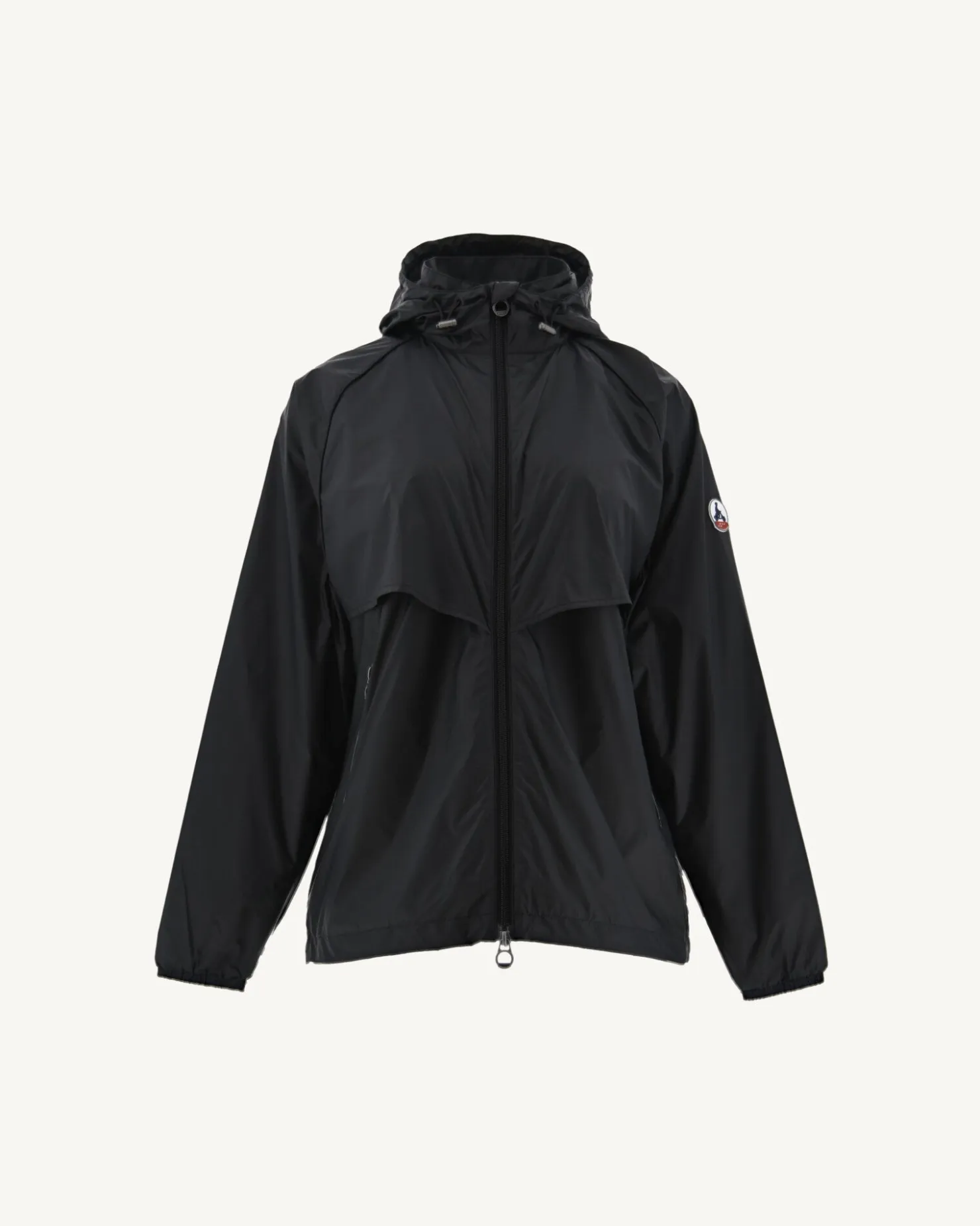 JOTT Black Scirocco Hooded Windbreaker 999 Black New