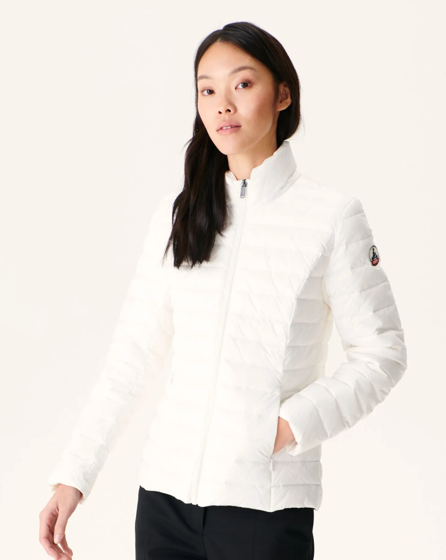 JOTT Blanc Cha Lightweight Padded Jacket 901 White Flash Sale