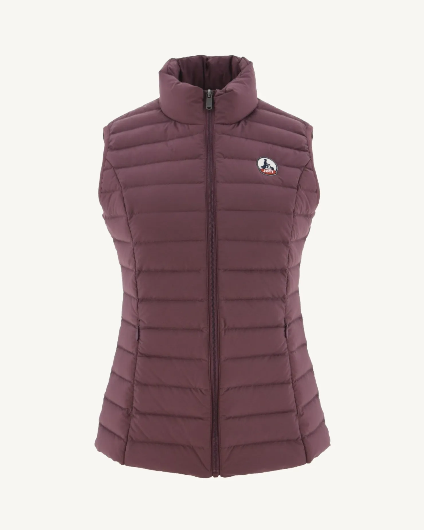 JOTT Bordeaux Grenada Stretch Sleeveless Puffer Jacket 330 Burgundy Outlet