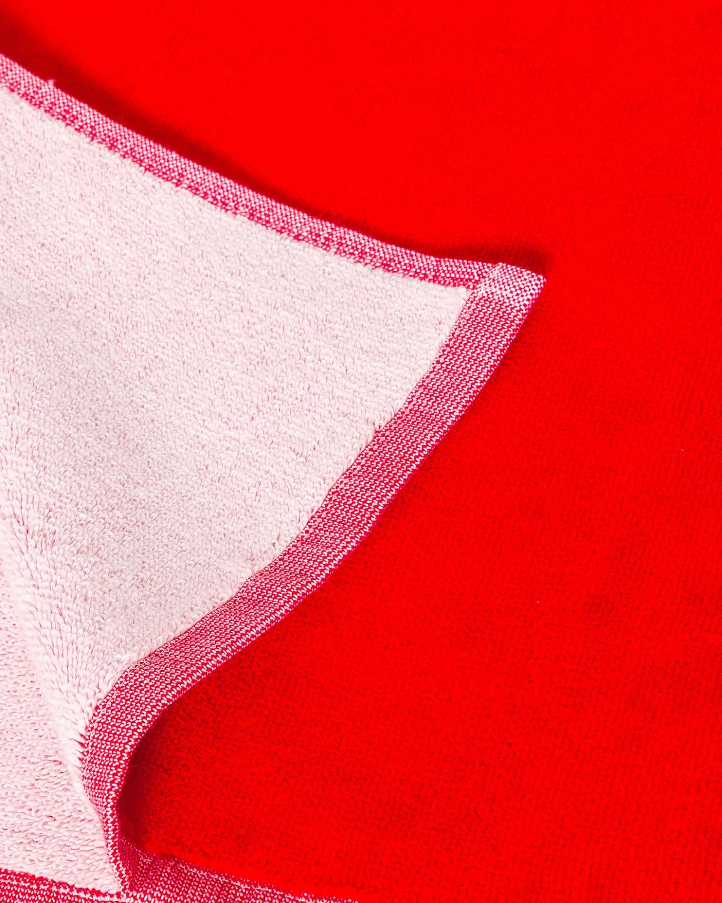 JOTT Bright Red Beach Terry Beach Towel 318 Fire Red New