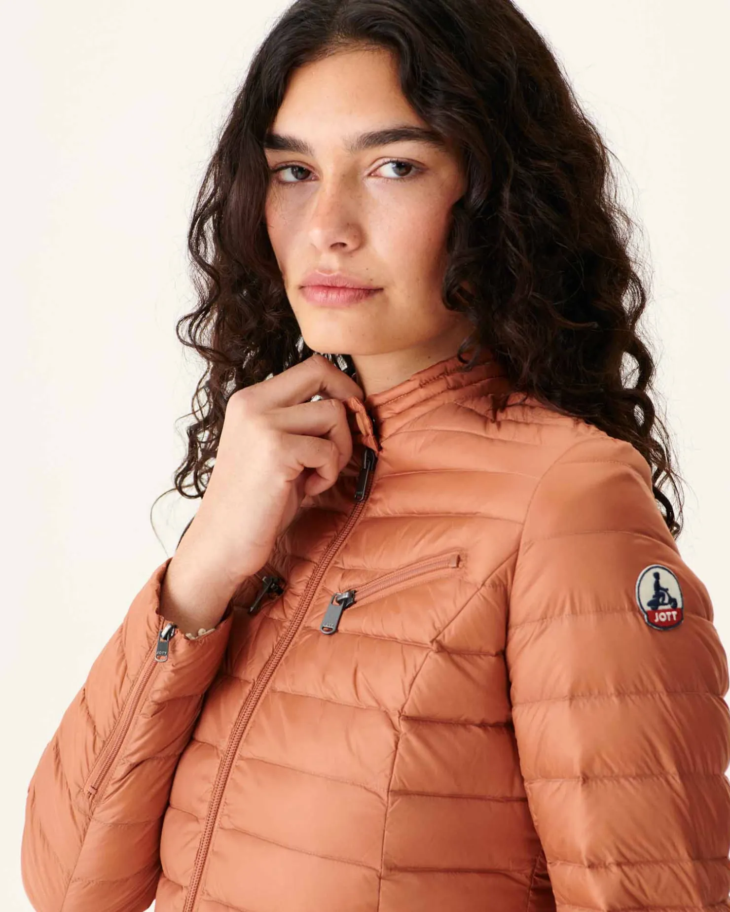 JOTT Camel Nina Lightweight Padded Jacket 839 Camel Outlet
