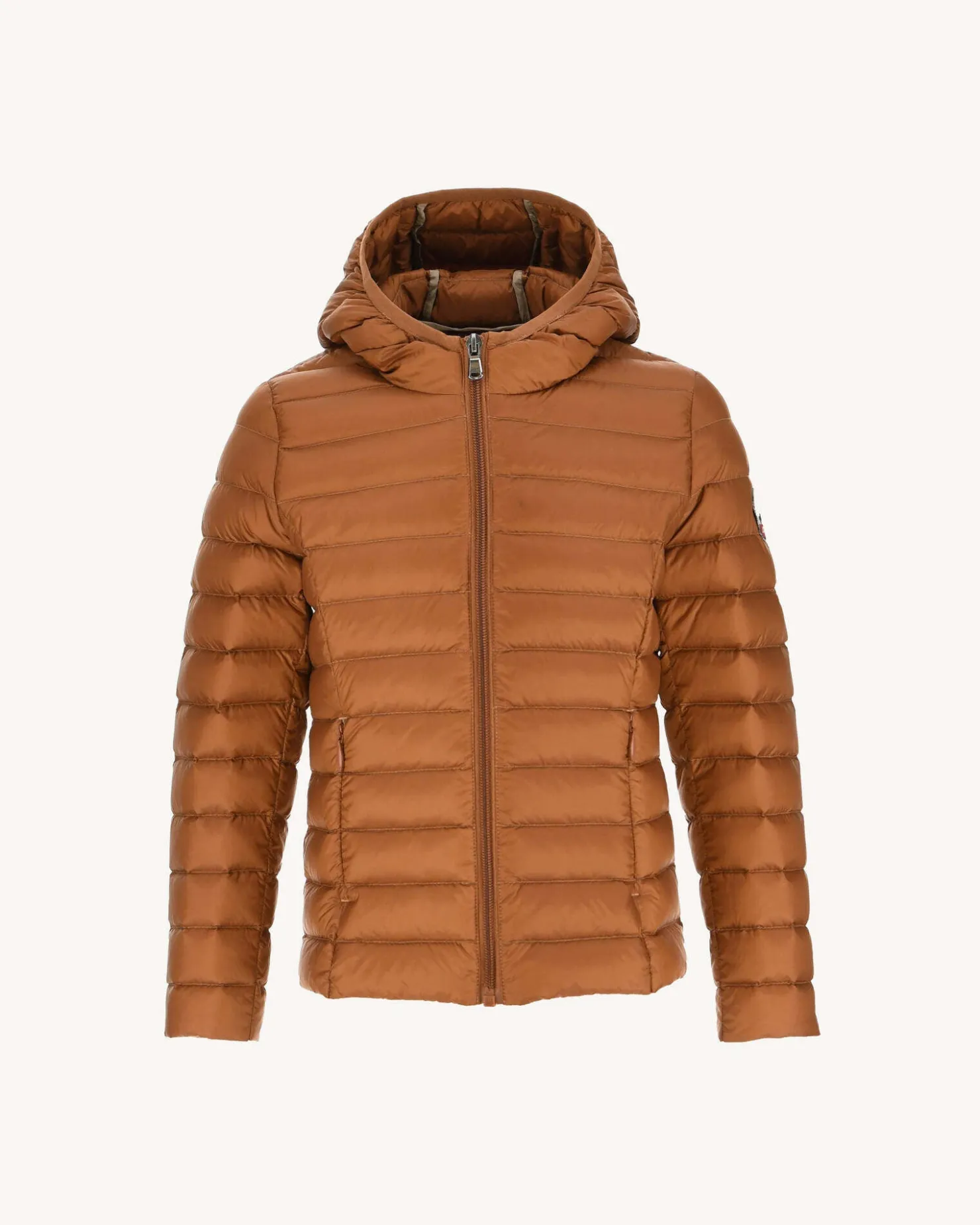 JOTT Caramel Carla Children'S Lightweight Hooded Down Jacket 811 Caramel Best Sale