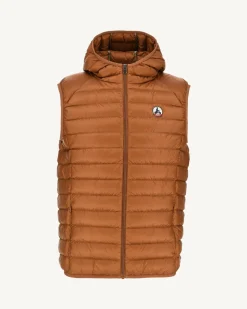 JOTT Caramel Pat Hooded Gilet 811 Caramel Sale