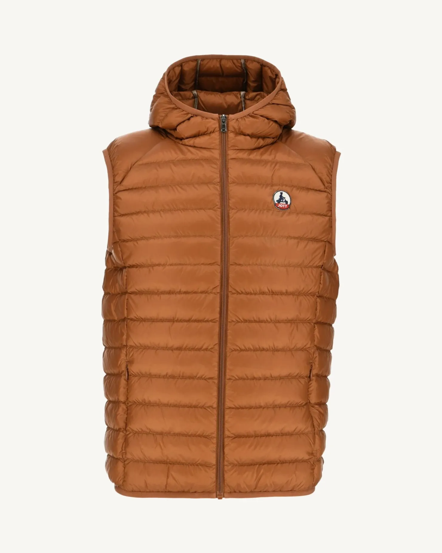 JOTT Caramel Pat Hooded Gilet 811 Caramel Sale