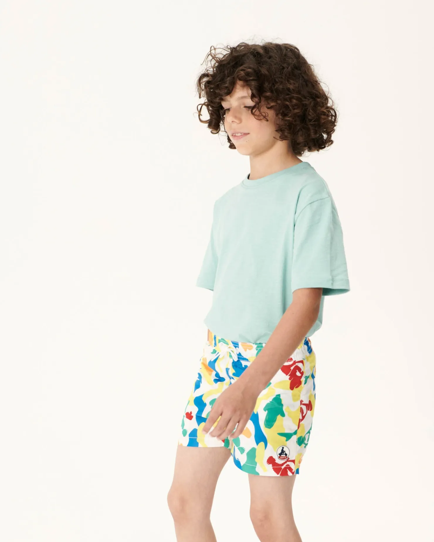 JOTT Cassis Children'S Multicolored Camo Swim Shorts 9021 Camo Multico Fashion