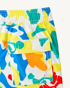 JOTT Cassis Children'S Multicolored Camo Swim Shorts 9021 Camo Multico Fashion