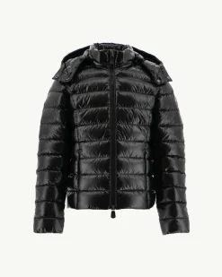 JOTT Children'S Grand Froid Black Opal Lacquered Hooded Down Jacket 999 Black Discount