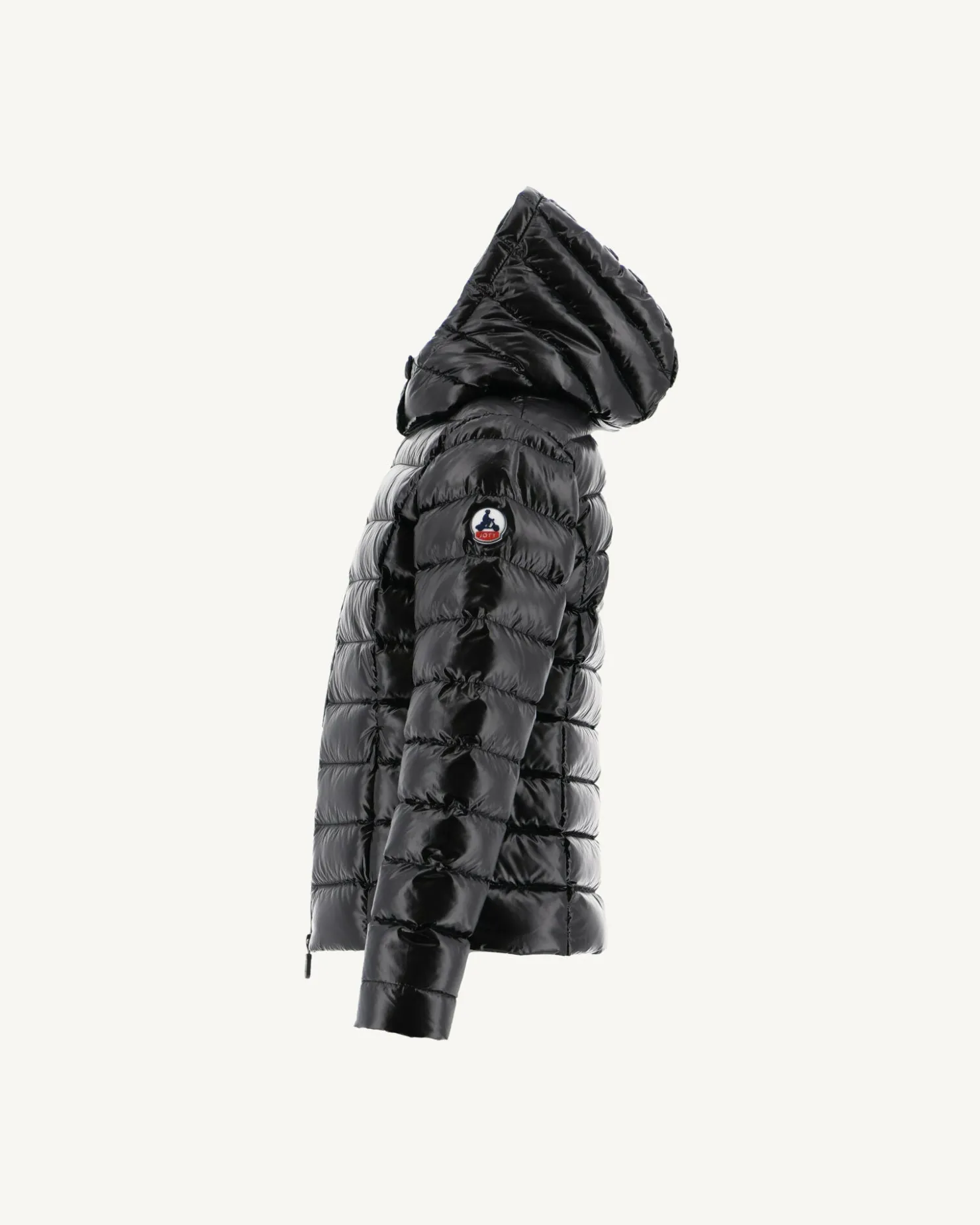 JOTT Children'S Grand Froid Black Opal Lacquered Hooded Down Jacket 999 Black Discount