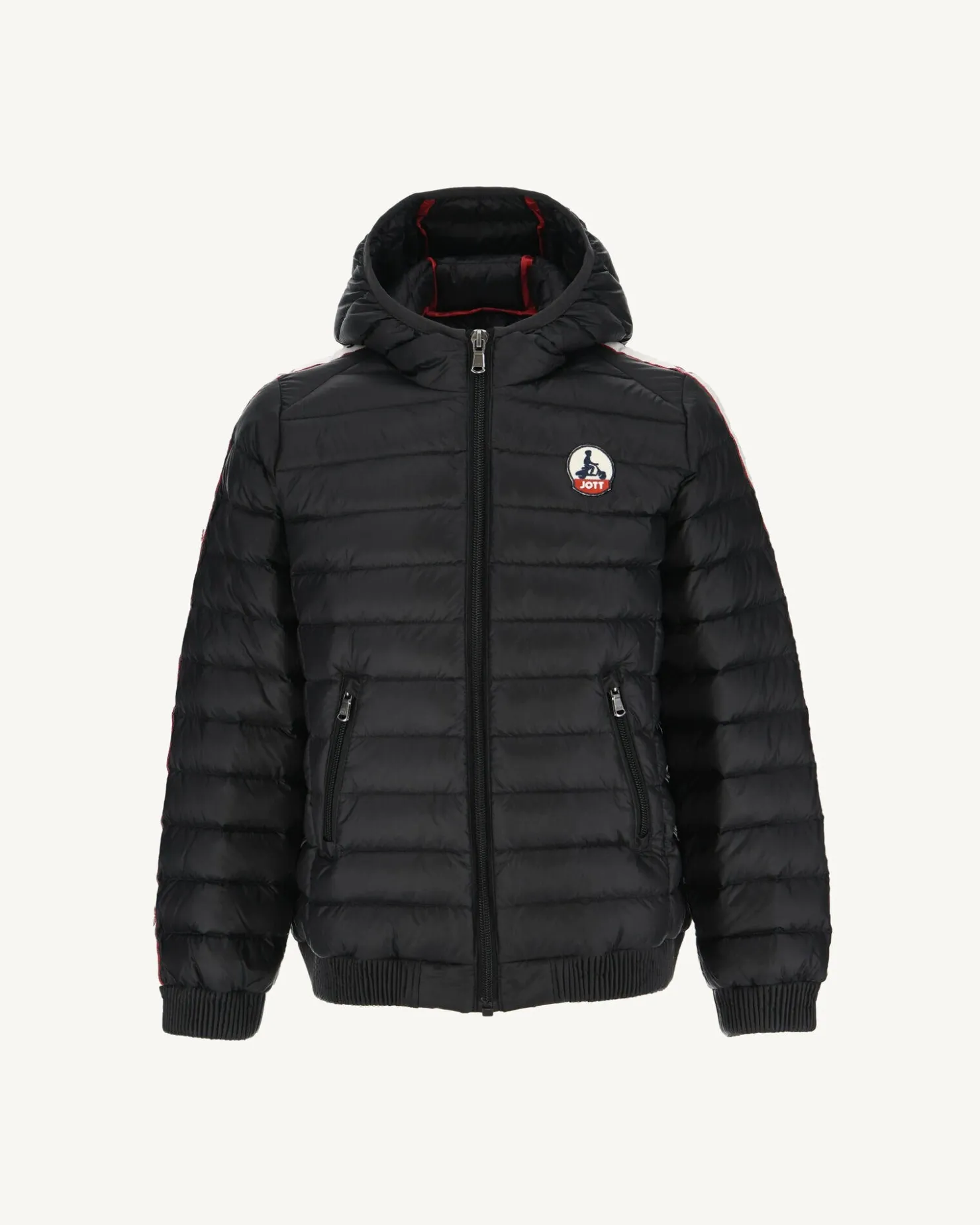 JOTT Children'S Hooded Down Jacket Black Ludo 999 Black Clearance