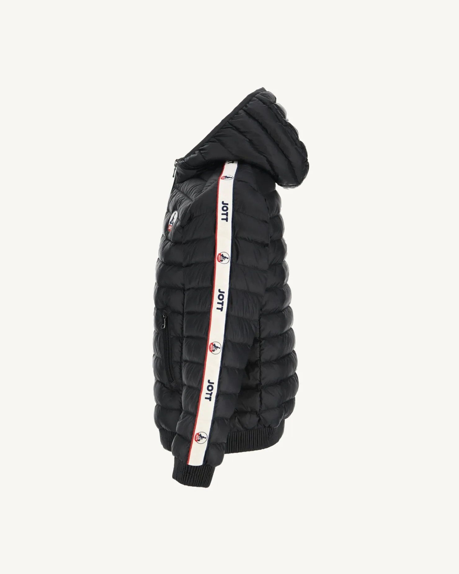 JOTT Children'S Hooded Down Jacket Black Ludo 999 Black Clearance
