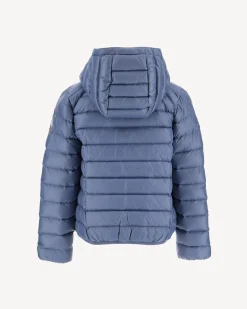 JOTT Children'S Hooded Down Jacket Grand Froid Washed Blue Gold 182 Faded Blue Best Sale