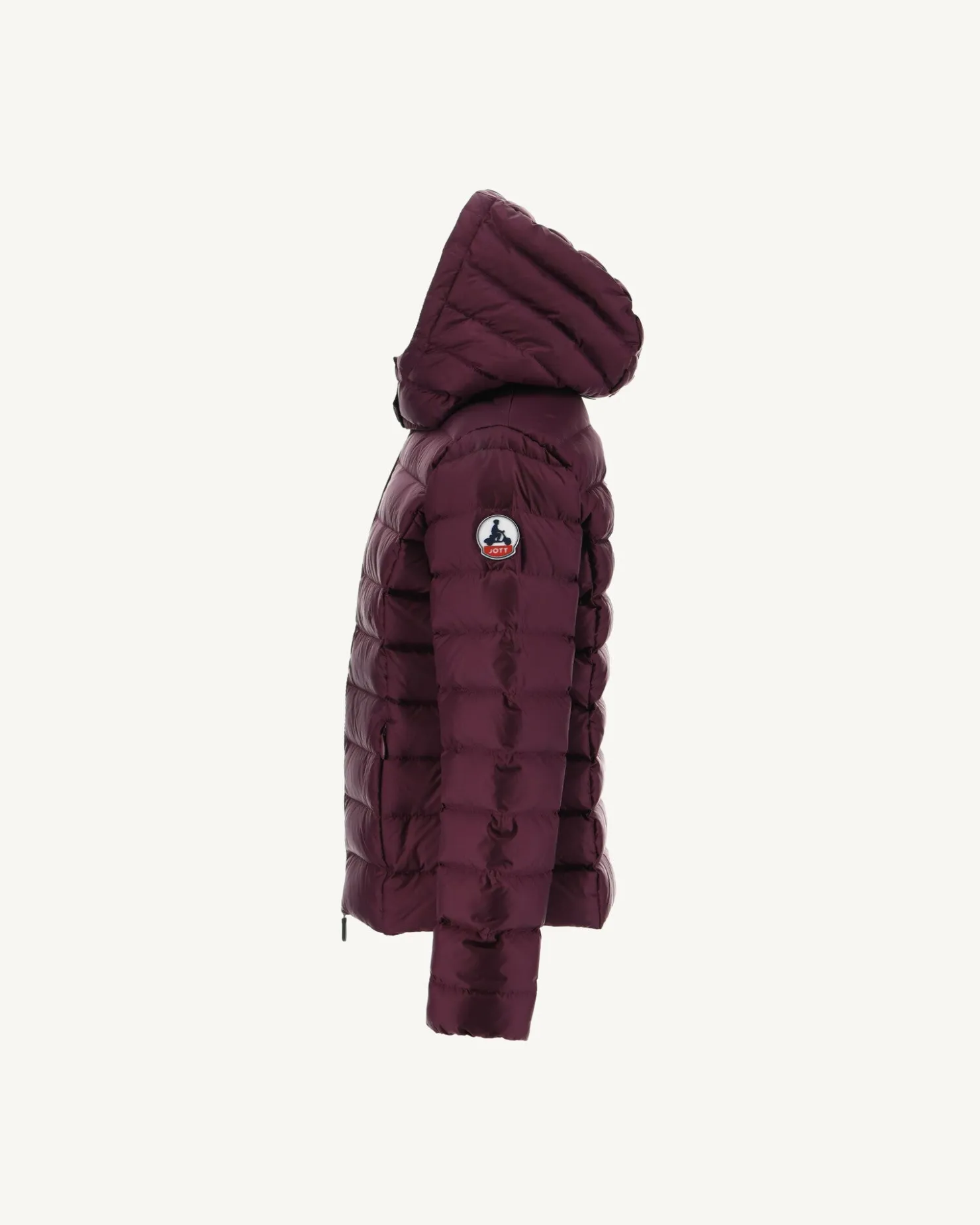 JOTT Children'S Hooded Down Jacket Grand Cold Aubergine Opale 461 Eggplant Online