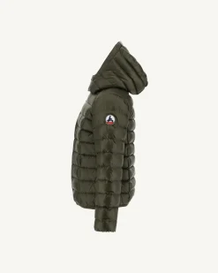 JOTT Children'S Hooded Down Jacket Grand Cold Army Gold 255 Army New