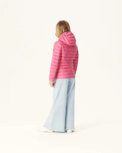 JOTT Children'S Light Hooded Down Jacket Intense Pink Carla 457 Wild Pink Cheap