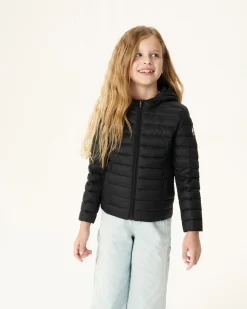 JOTT Children'S Light Hooded Down Jacket Black Carla 999 Noir Fashion