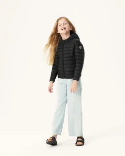 JOTT Children'S Light Hooded Down Jacket Black Carla 999 Noir Fashion