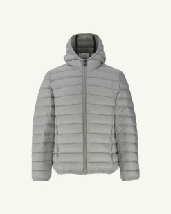JOTT Children'S Lightweight Hooded Down Jacket Light Gray Hugo 532 Soft Gray Sale