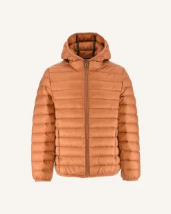 JOTT Children'S Lightweight Hooded Down Jacket Camel Hugo 839 Camel Shop