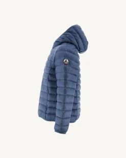 JOTT Children'S Lightweight Hooded Puffer Jacket Hugo Jeans Blue 140 Blue Jeans Discount