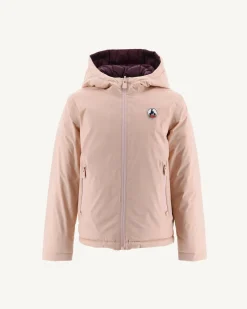 JOTT Children'S Reversible Hooded Down Jacket Pale Pink/Aubergine Zurich 454 Pale Pink/Aubergine Clearance