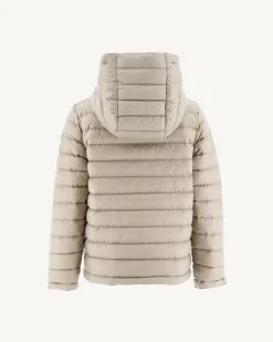 JOTT Children'S Reversible Hooded Down Jacket Black/Beige Zurich 988 Black/Beige Sale