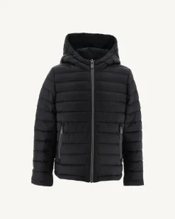 JOTT Children'S Reversible Hooded Down Jacket Black Zurich 999 Black Cheap
