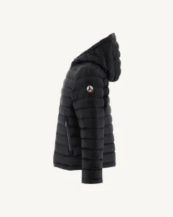 JOTT Children'S Reversible Hooded Down Jacket Black Zurich 999 Black Cheap
