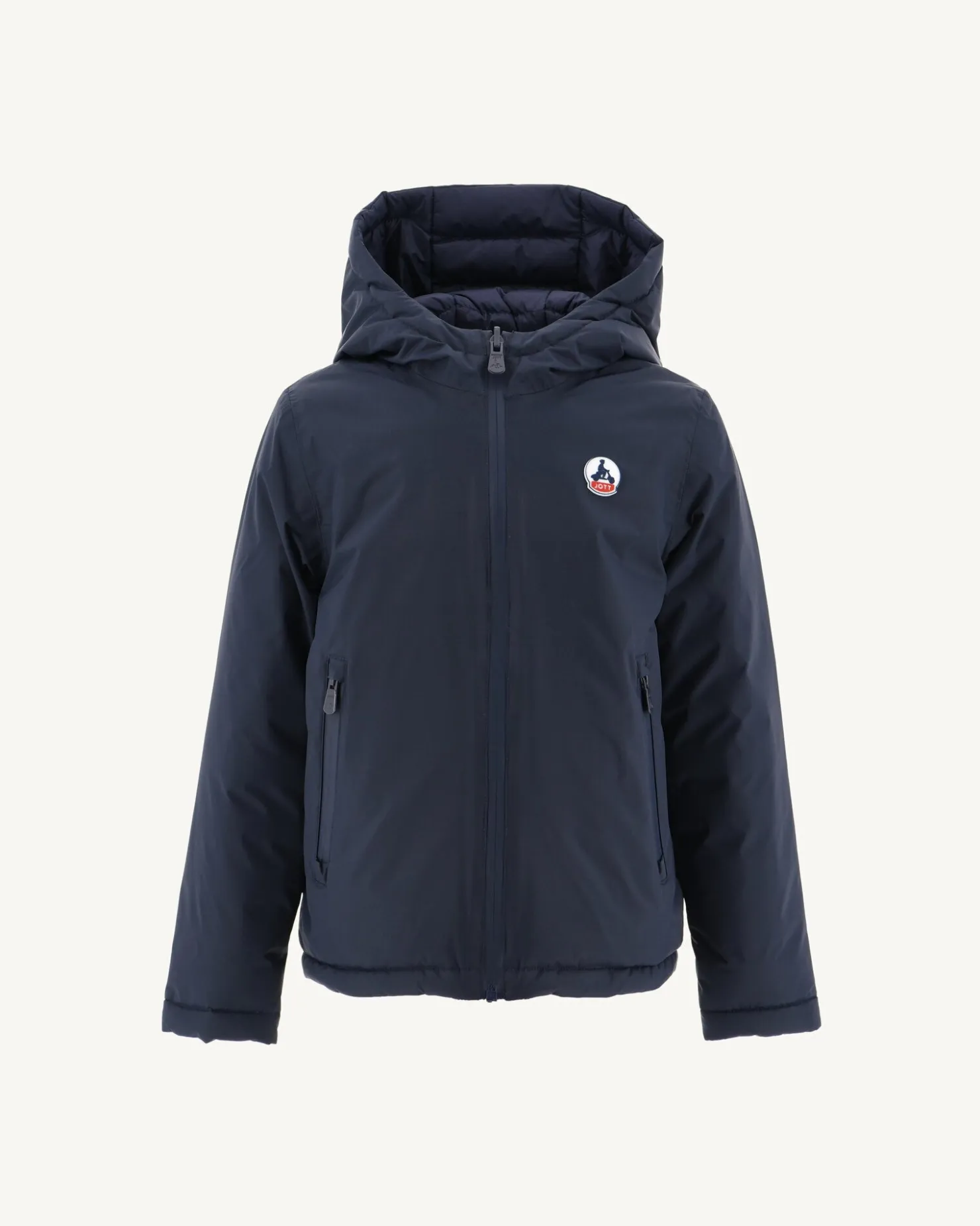 JOTT Children'S Reversible Hooded Down Jacket Navy Zurich 104 Marine Online